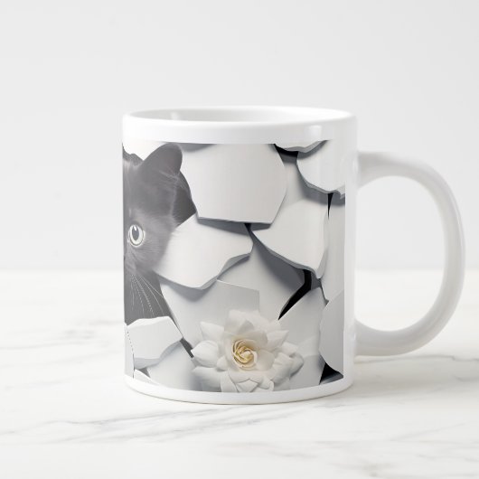 Grande Tasse Chat noir (Droite)