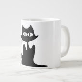 GRANDE TASSE CHAT NOIR (Devant droit)
