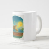 Grande Tasse Chat, Soleil, Panneau solaire (Devant droit)