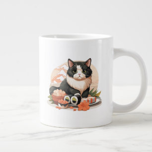 Grande Tasse Chat sushi mignon