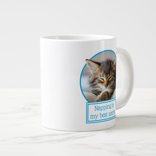 Grande Tasse Chaton dormant (Devant droit)