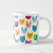 Grande Tasse Chats aquarelles et amis (Droite)