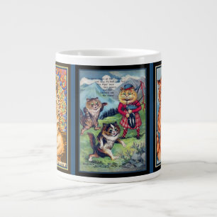 Grande Tasse Chats de Lois Wain jouant des instruments de musiq
