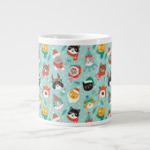 Grande Tasse Chats de Noël en Chandails de vacances Motif (Devant)