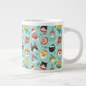 Grande Tasse Chats de Noël en Chandails de vacances Motif (Droite)