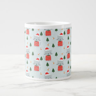 Grande Tasse Chats de Noël mignons