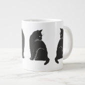 Grande Tasse Chats noirs (Devant droit)
