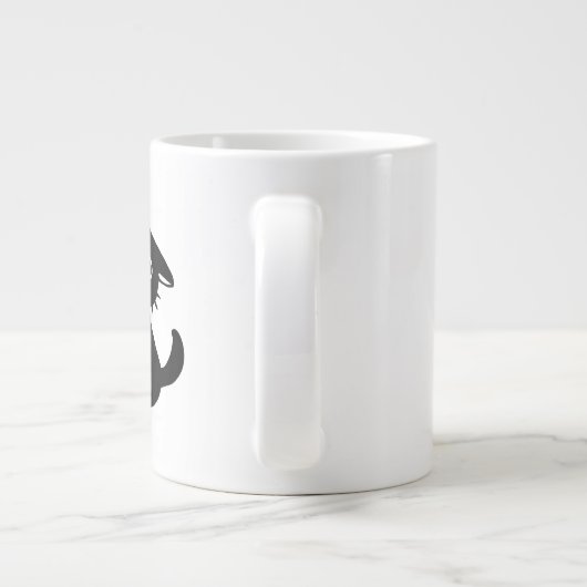 Grande Tasse chatte noire (Dos)