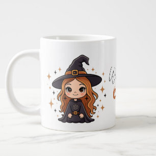 Grande Tasse Chauve sorcière d'Halloween Éffrayant adorable