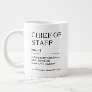 Grande Tasse Chef de cabinet Cadeau de remerciement Définitio
