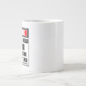 Grande Tasse Chef de l'adjoint d'avertissement au travail dur (Devant)