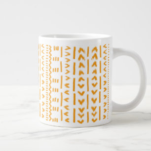 Grande Tasse Chemins De Motif Africain En Toile De Soleil En Bl