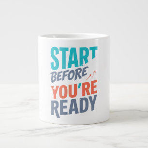 Grande Tasse Chemise Prêt Avant d'Être Prêt