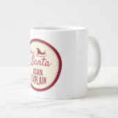 Grande Tasse Cher Père Noël, je peux expliquer, Drôle les parol (Devant droit)