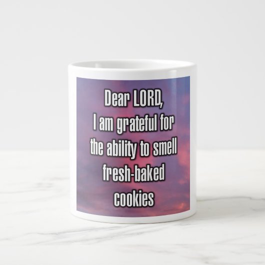 Grande Tasse Cher SEIGNEUR, je suis reconnaissant pour la capac (Devant)