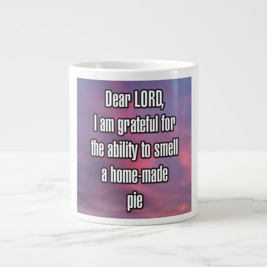Grande Tasse Cher SEIGNEUR, je suis reconnaissant pour la capac (Devant)