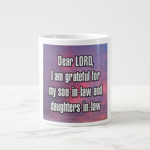 Grande Tasse Cher SEIGNEUR, je suis reconnaissant pour mon beau