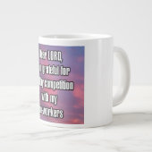 Grande Tasse Cher SEIGNEUR, je suis reconnaissant pour une sain (Devant droit)