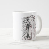 Grande Tasse Cheval blanc (Devant droit)