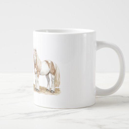 Grande Tasse Cheval blanc Brown (Droite)