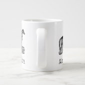 Grande Tasse Cheval debout vintage (Dos)