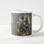 Grande Tasse cheval noir funky (Droite)