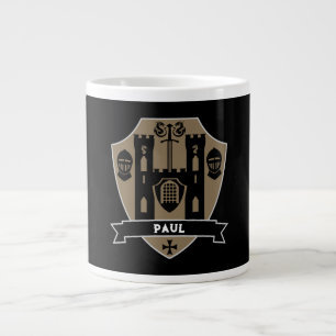 Grande Tasse Chevalier Anglais Médiéval Dragon