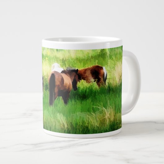 GRANDE TASSE CHEVAUX (Devant droit)