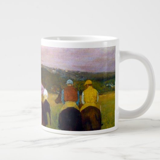 Grande Tasse Chevaux de course Edgar Degas à Longchamp (Droite)