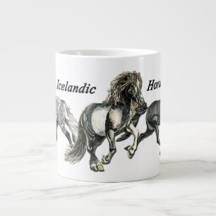Grande Tasse Chevaux Islandais Dansants