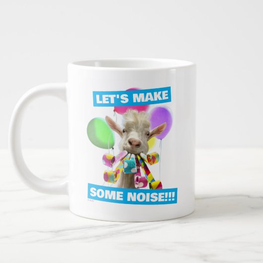 Grande Tasse Chèvre avec des pétards de fête (Gauche)
