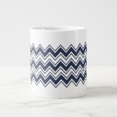 Grande Tasse Chevron bleu (Devant)