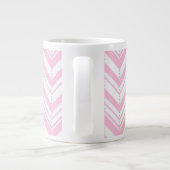 Grande Tasse Chevron rose (Dos)