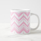 Grande Tasse Chevron rose (Droite)