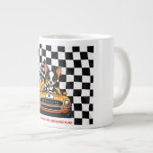 Grande Tasse Chi Chi Prend Le Drapeau à Damier (Devant droit)