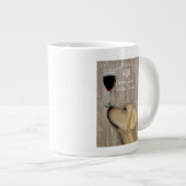 Grande Tasse Chien Au Vin Jaune Labrador (Devant droit)
