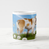 Grande Tasse Chien avec Dandelion (Devant)