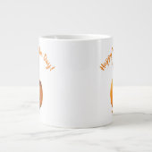 Grande Tasse Chien dans Jack-o-Lantern (Devant)