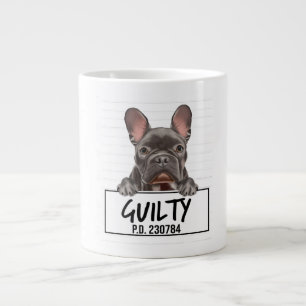 Grande Tasse Chien de chasse de taureau français coupable