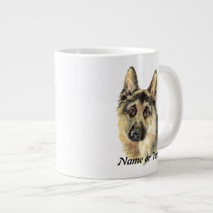Grande Tasse Chien de compagnie berger allemand personnalisé à