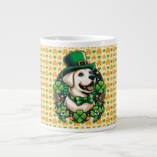 Grande Tasse Chien mignon de la Saint Patrick