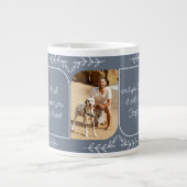 Grande Tasse Chien Papa 3 Vertical Photo Aimer Mots Personnalis (Devant)