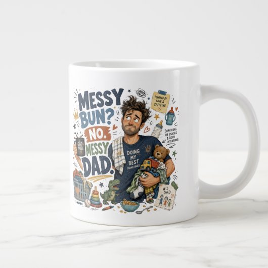 Grande Tasse Chignon Décoiffé (Droite)