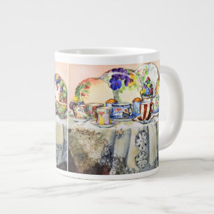 Grande Tasse Chine peinte à la main