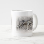 Grande Tasse Chiot maigre (Devant droit)