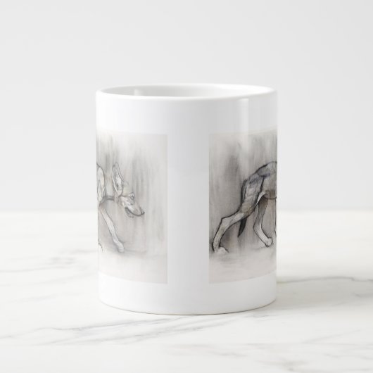 Grande Tasse Chiot maigre (Devant)