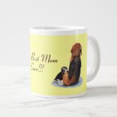 Grande Tasse chiot très mignon chien beagle bouddin maman chien (Devant droit)