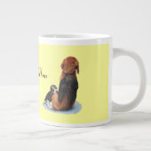 Grande Tasse chiot très mignon chien beagle bouddin maman chien (Droite)