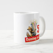 Grande Tasse Chipmunk Birthday Candles (Devant droit)