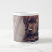 Grande Tasse Chocolat Labrador Puppy In Car (Devant)